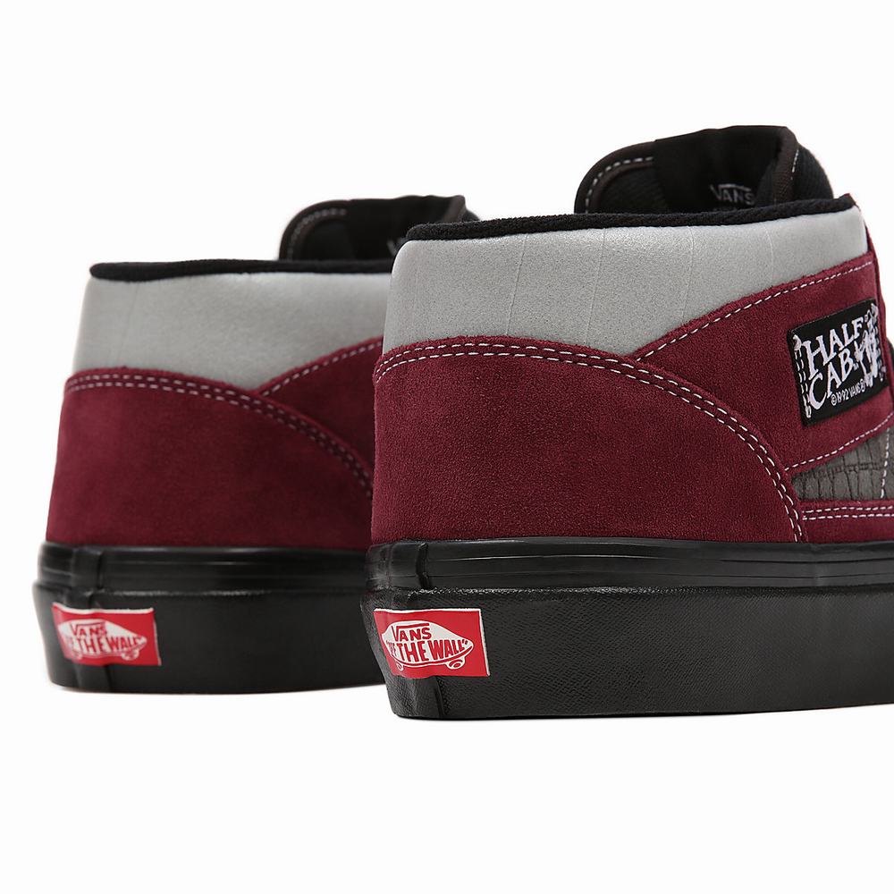 Men's Vans Anaheim Factory Half Cab 33 DX Sneakers Red | USA09724