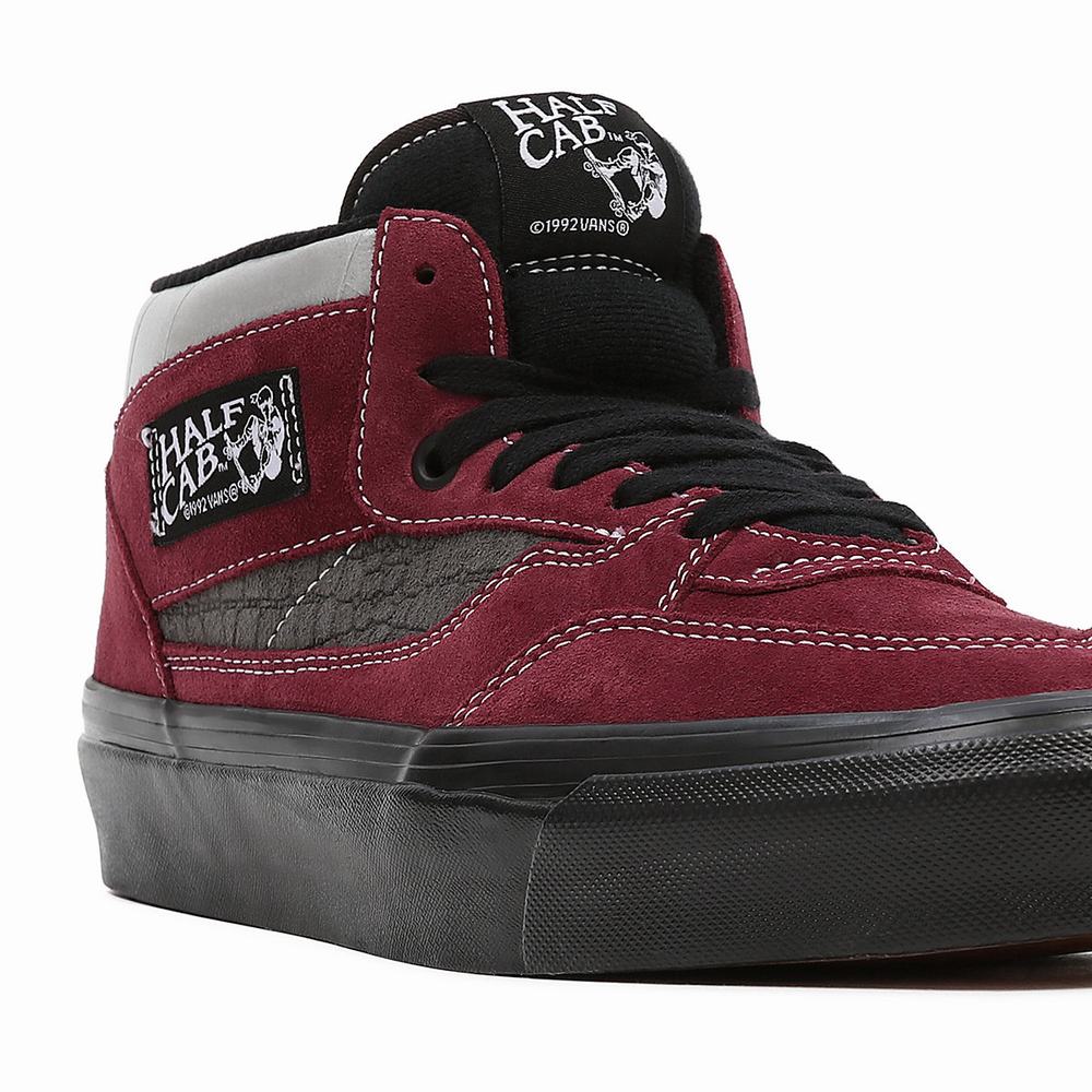 Men's Vans Anaheim Factory Half Cab 33 DX Sneakers Red | USA09724