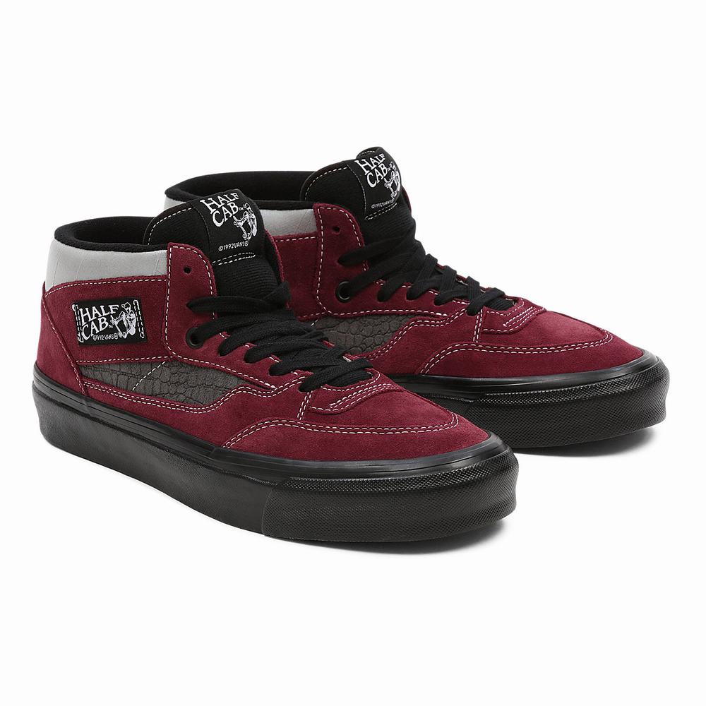 Men\'s Vans Anaheim Factory Half Cab 33 DX Sneakers Red | USA09724