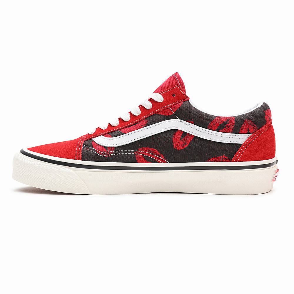 Men's Vans Anaheim Factory Old Skool 36 DX Sneakers Red | USA24659