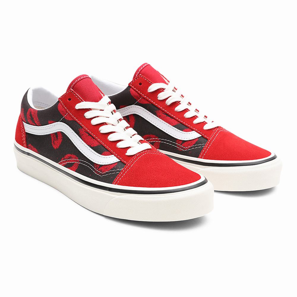 Men\'s Vans Anaheim Factory Old Skool 36 DX Sneakers Red | USA24659