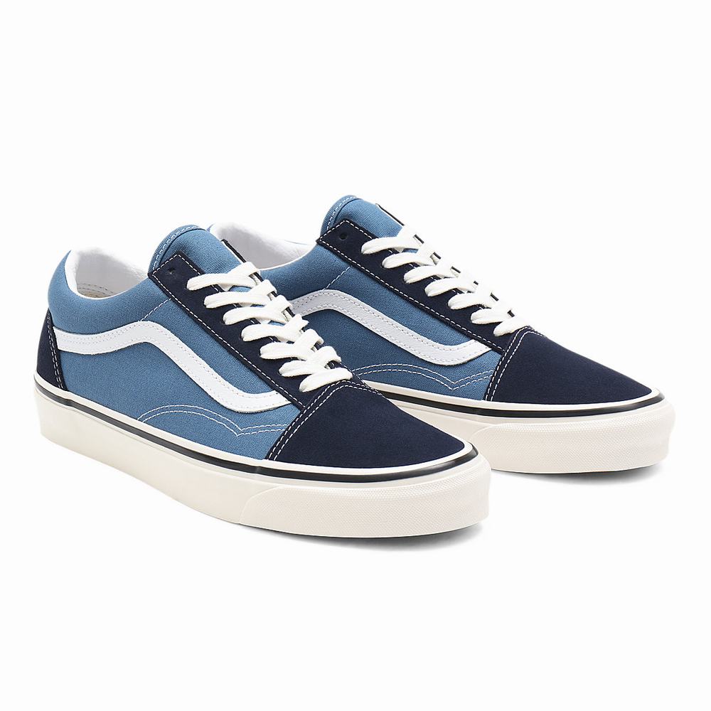 Men\'s Vans Anaheim Factory Old Skool 36 DX Sneakers Blue | USA68721