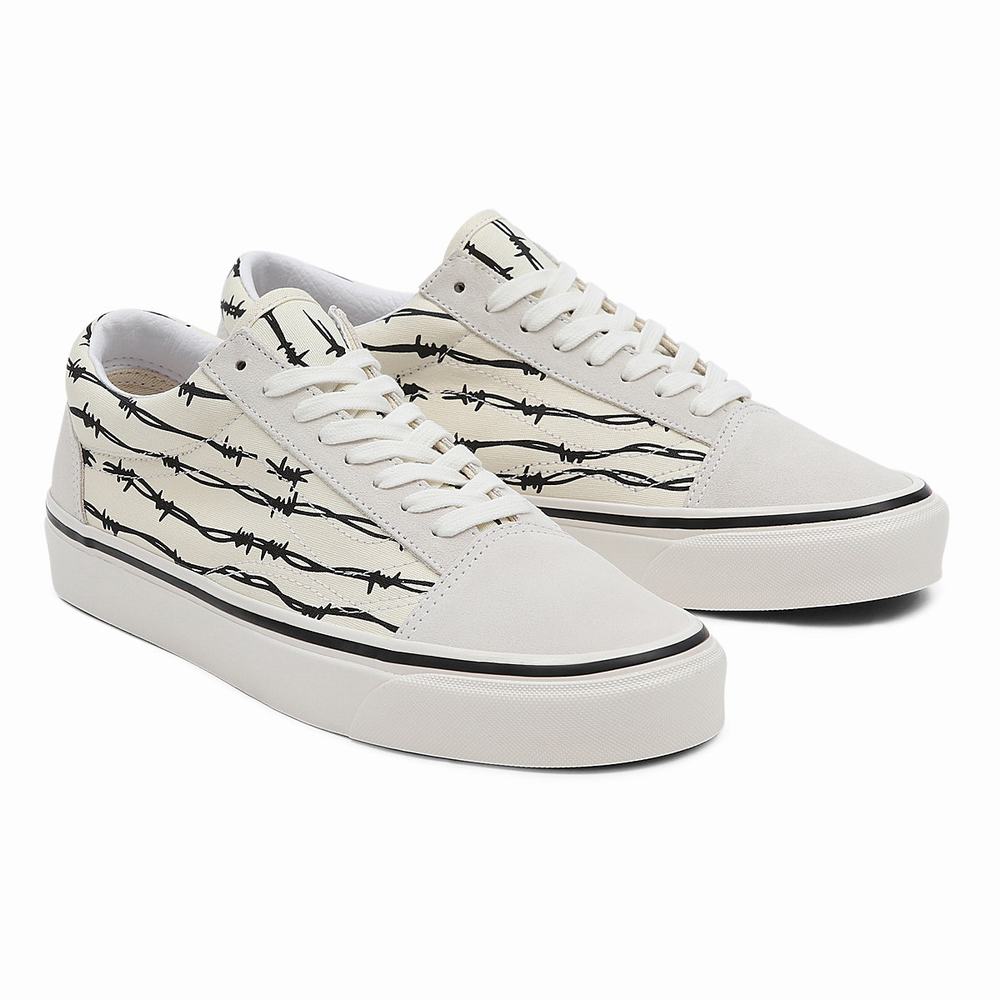 Men\'s Vans Anaheim Factory Old Skool 36 DX Sneakers White | USA69123