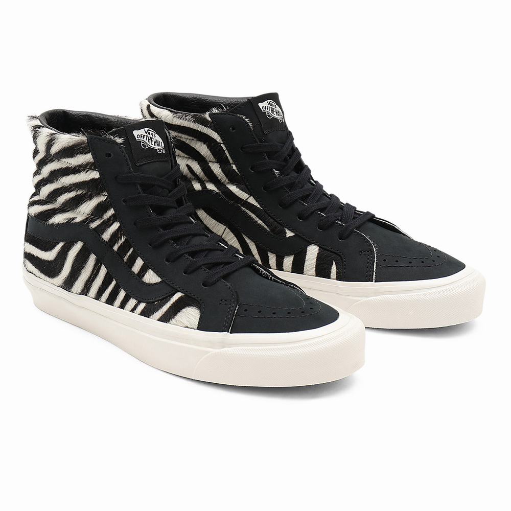 Men\'s Vans Anaheim Factory Sk8-Hi 38 DX Sneakers Black | USA18623