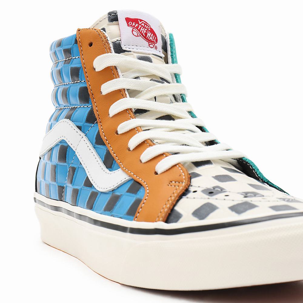 Men's Vans Anaheim Factory Sk8-Hi 38 DX Sneakers Multicolor | USA49058