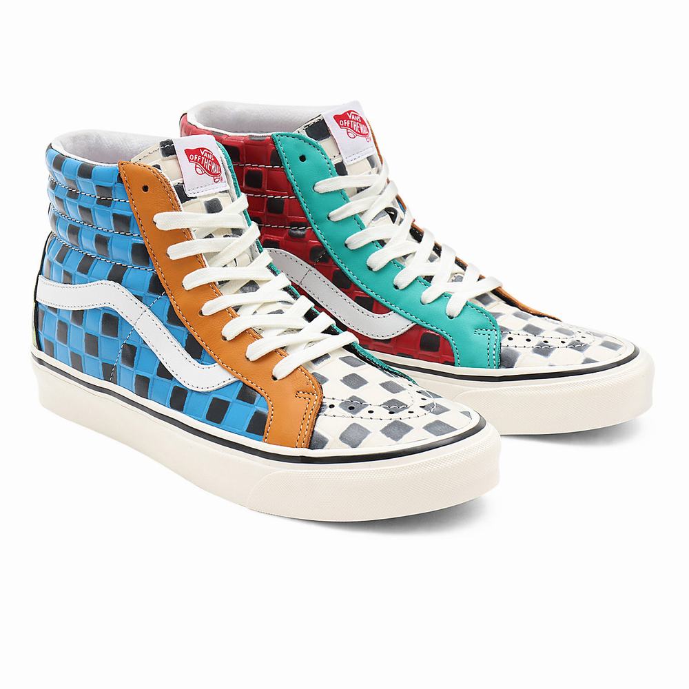 Men\'s Vans Anaheim Factory Sk8-Hi 38 DX Sneakers Multicolor | USA49058