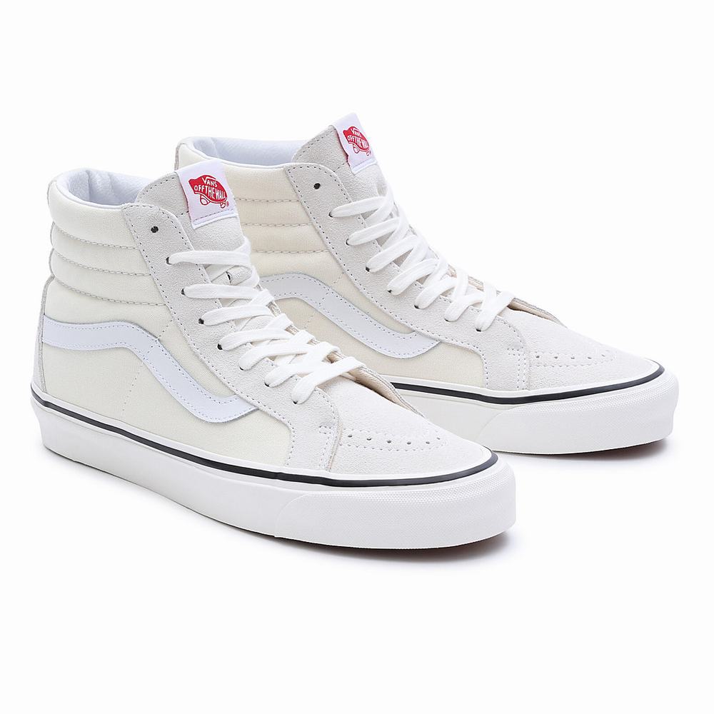 Men\'s Vans Anaheim Factory Sk8-Hi 38 DX Sneakers White | USA62135