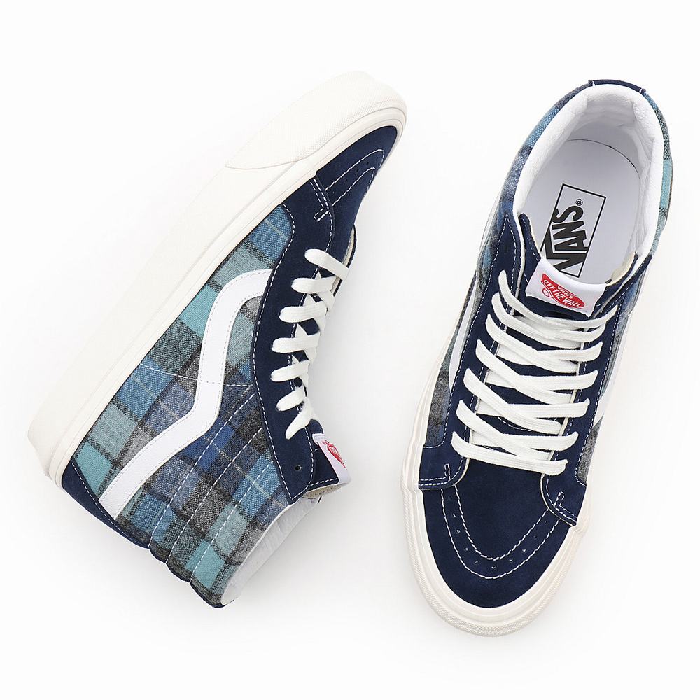 Men's Vans Anaheim Factory Sk8-Hi 38 DX Sneakers Blue | USA68271