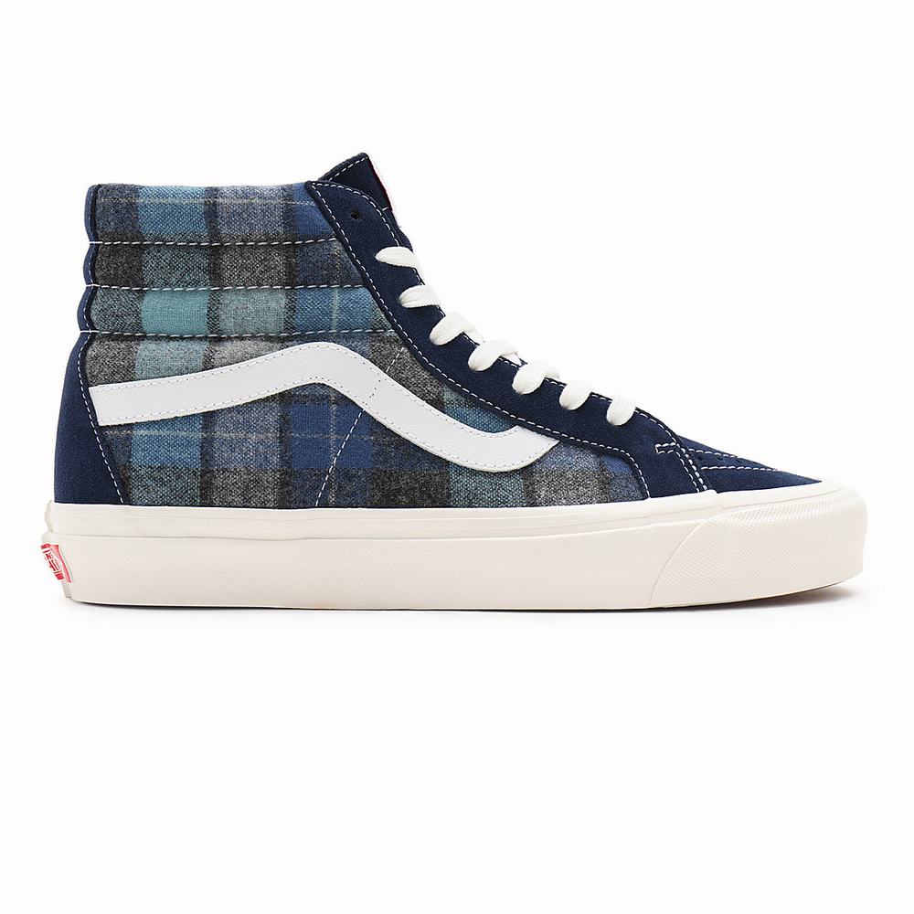 Men's Vans Anaheim Factory Sk8-Hi 38 DX Sneakers Blue | USA68271