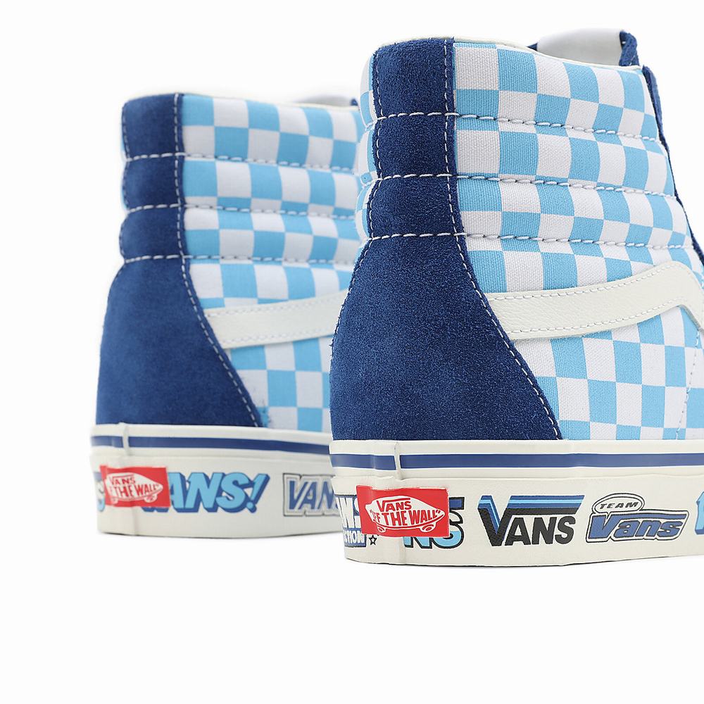 Men's Vans Anaheim Factory Sk8-Hi 38 DX Sneakers Blue | USA74503