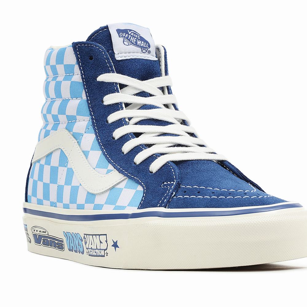 Men's Vans Anaheim Factory Sk8-Hi 38 DX Sneakers Blue | USA74503