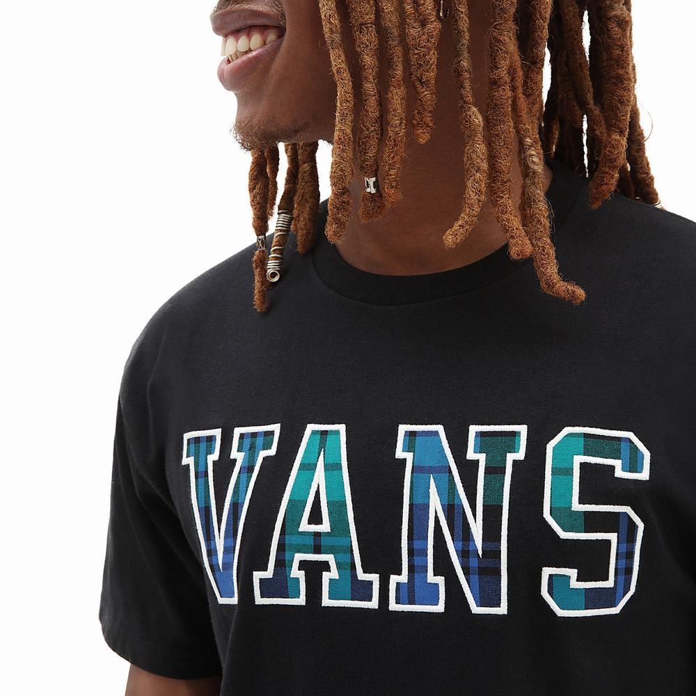 Men's Vans Anaheim T Shirts Black | USA48739