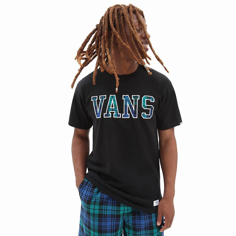 Men\'s Vans Anaheim T Shirts Black | USA48739