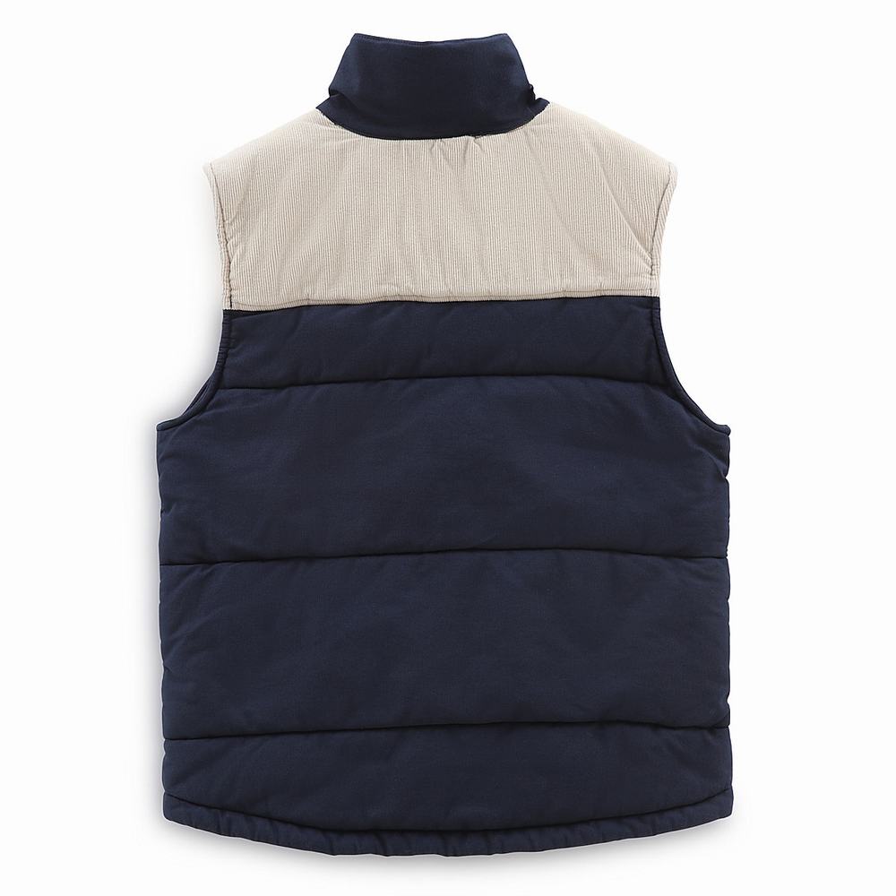 Men's Vans Anaheim Vest Blue | USA65197