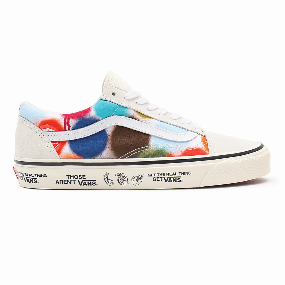 Men's Vans Anahiem Factory Old Skool 36 DX Sneakers Multicolor | USA21307