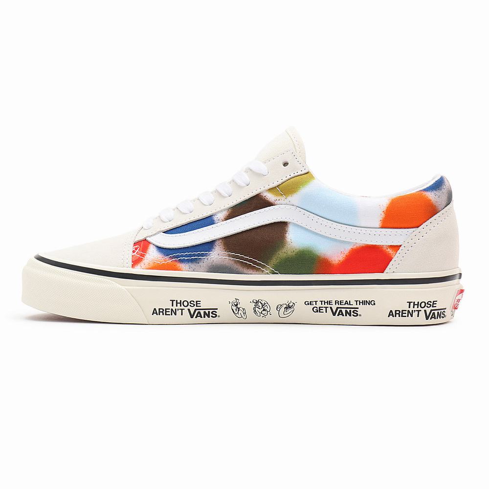 Men's Vans Anahiem Factory Old Skool 36 DX Sneakers Multicolor | USA21307