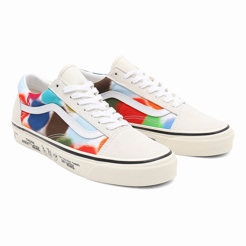 Men\'s Vans Anahiem Factory Old Skool 36 DX Sneakers Multicolor | USA21307