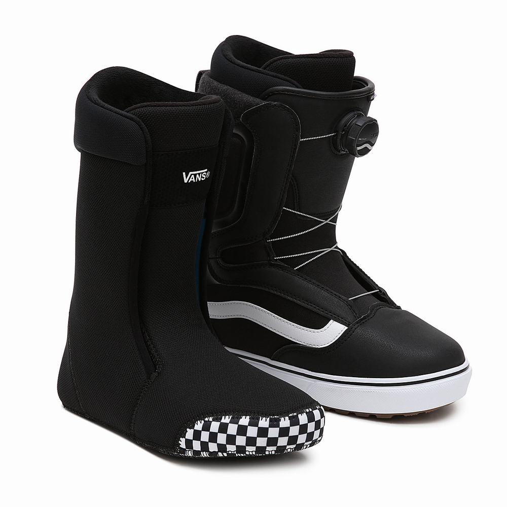 Men's Vans Aura OG Snowboard Boots Black | USA21537