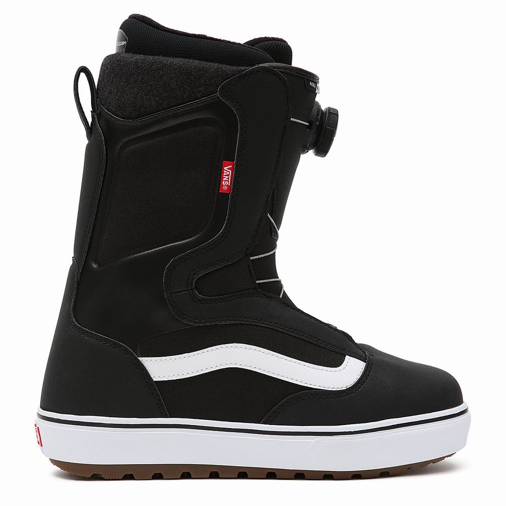 Men's Vans Aura OG Snowboard Boots Black | USA21537