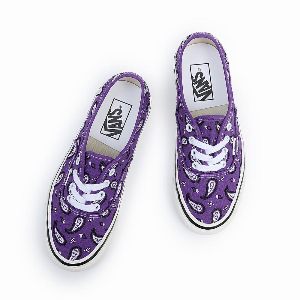 Men's Vans Authentic 44 DX Sneakers Purple | USA81073