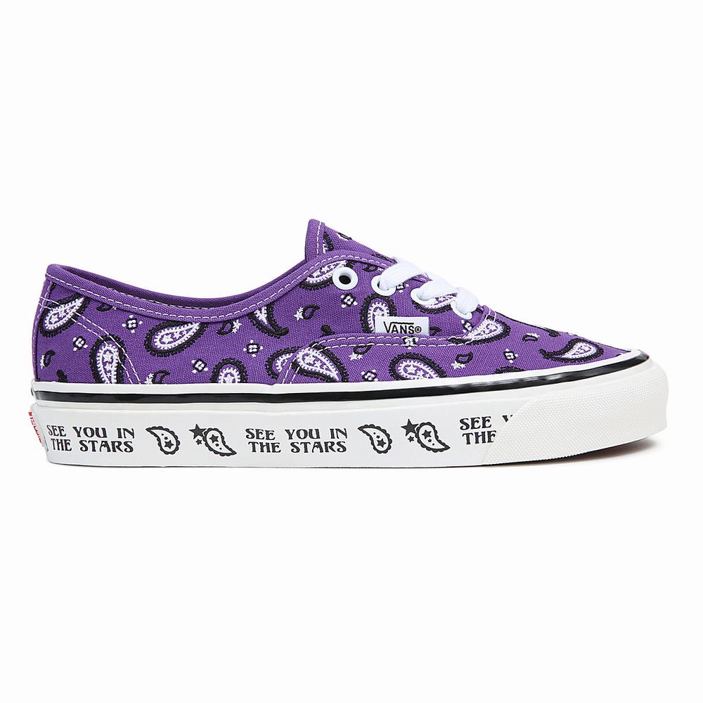 Men's Vans Authentic 44 DX Sneakers Purple | USA81073