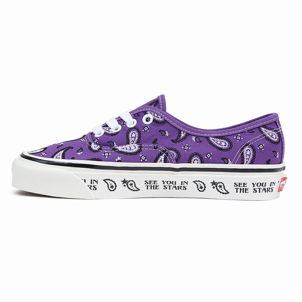 Men's Vans Authentic 44 DX Sneakers Purple | USA81073