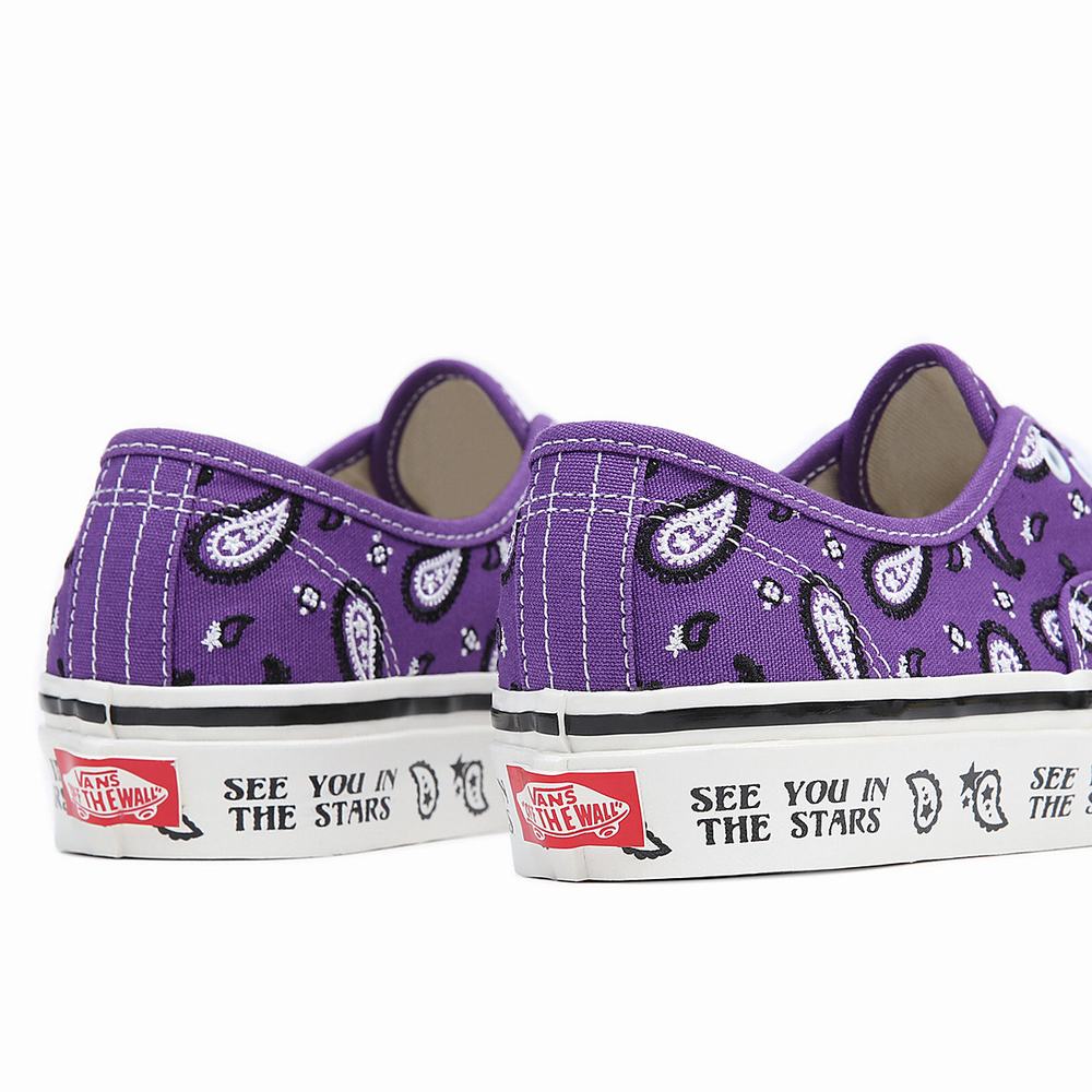 Men's Vans Authentic 44 DX Sneakers Purple | USA81073