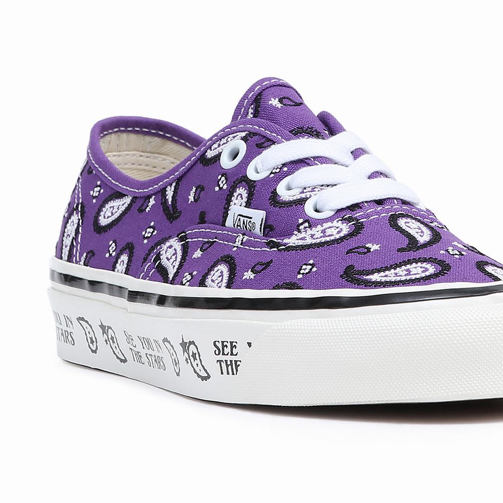 Men's Vans Authentic 44 DX Sneakers Purple | USA81073