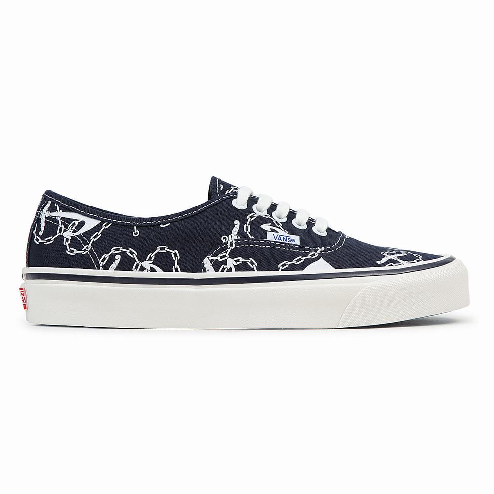 Men's Vans Authentic 44 Deck DX Sneakers Black | USA46270