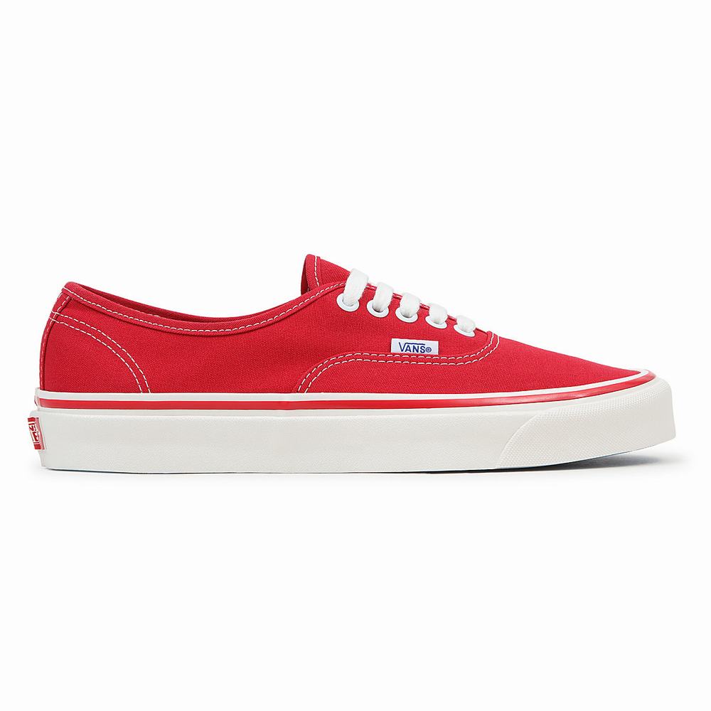 Men's Vans Authentic 44 Deck DX Sneakers Red | USA48130