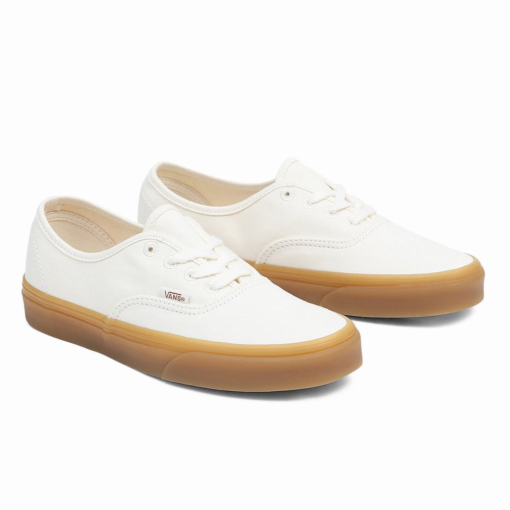 Men\'s Vans Authentic Sneakers Beige | USA37264