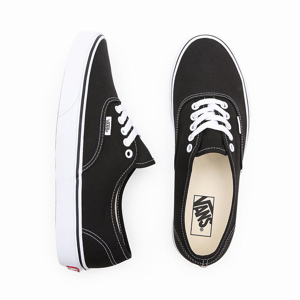 Men's Vans Authentic Sneakers Black | USA21648