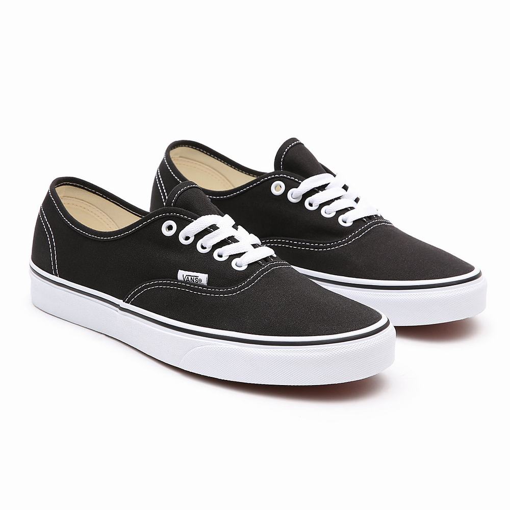 Men\'s Vans Authentic Sneakers Black | USA21648