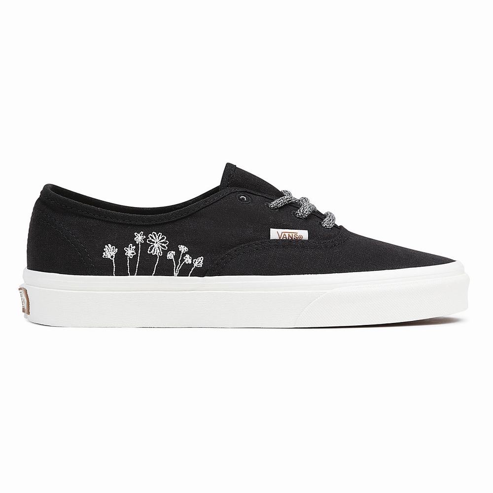 Men's Vans Authentic Sneakers Black | USA61450