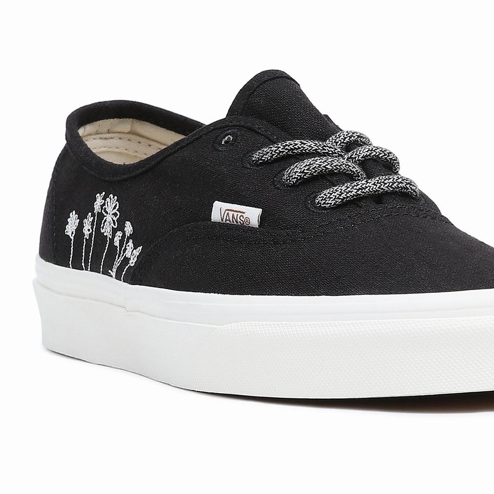 Men's Vans Authentic Sneakers Black | USA61450