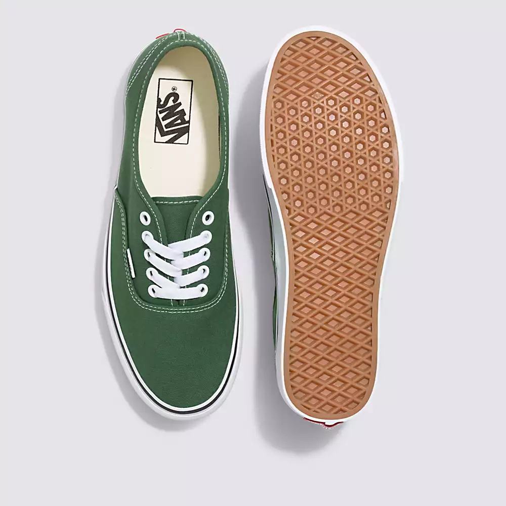 Men's Vans Authentic Sneakers Green | USA41270