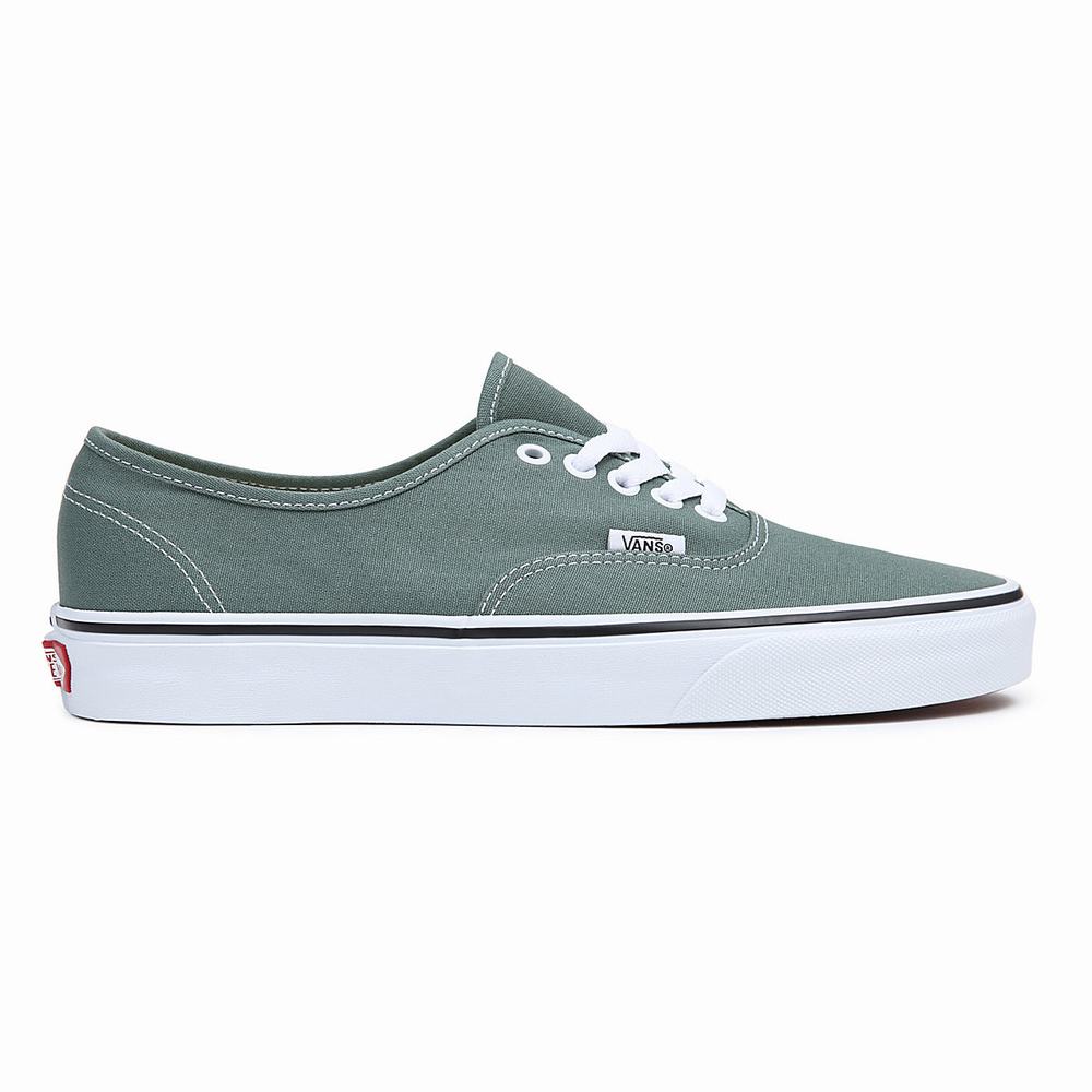 Men's Vans Authentic Sneakers Green | USA69345