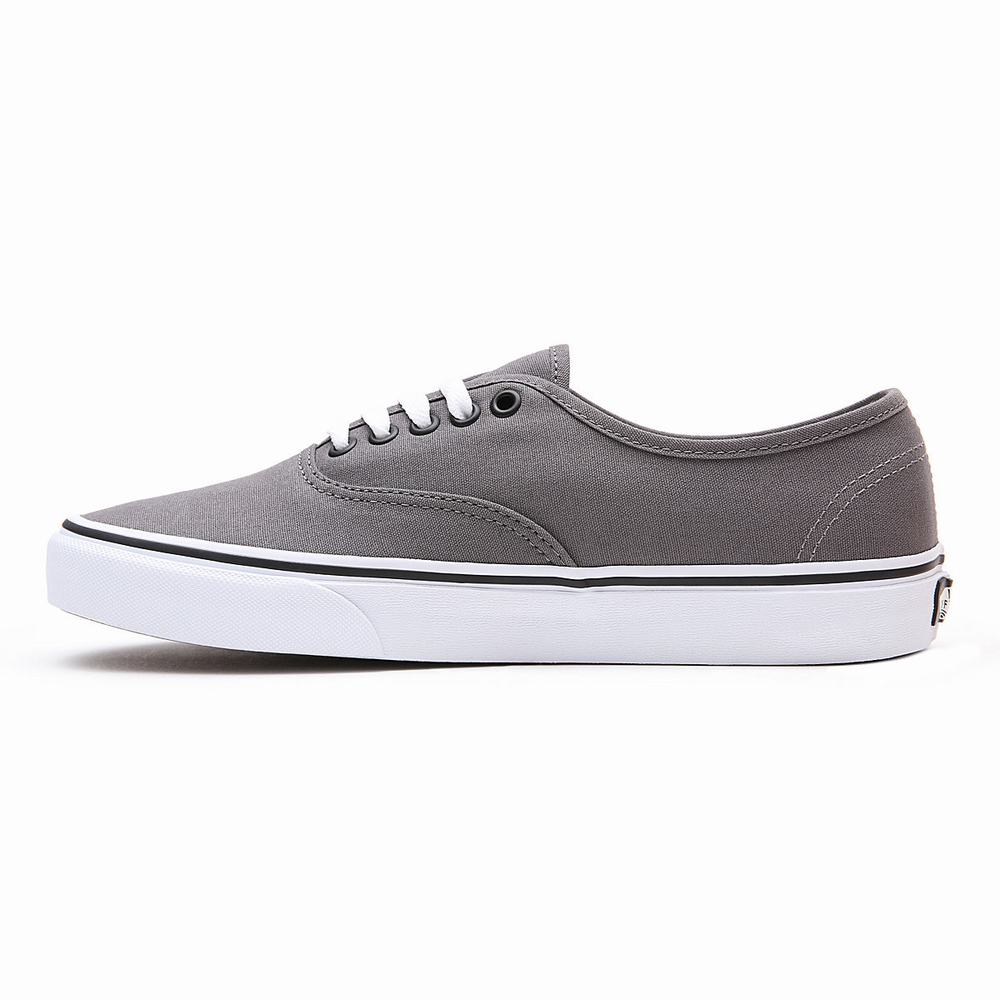 Men's Vans Authentic Sneakers Grey | USA90687