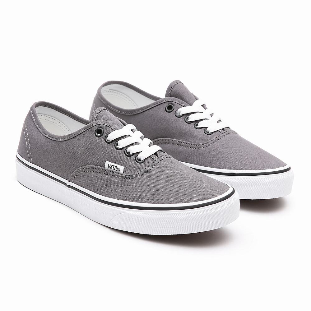 Men\'s Vans Authentic Sneakers Grey | USA90687