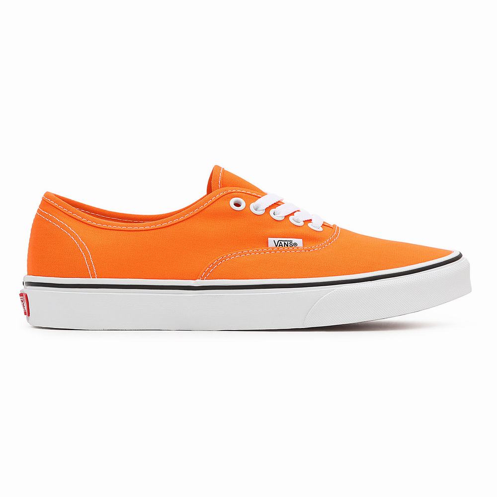 Men's Vans Authentic Sneakers Orange | USA74536