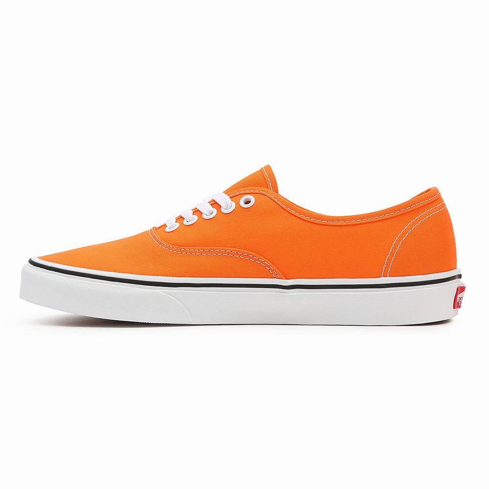 Men's Vans Authentic Sneakers Orange | USA74536