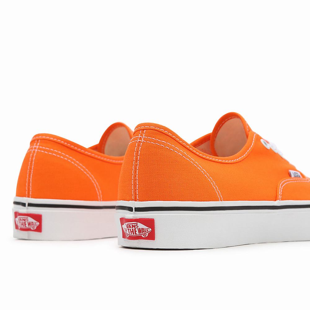 Men's Vans Authentic Sneakers Orange | USA74536