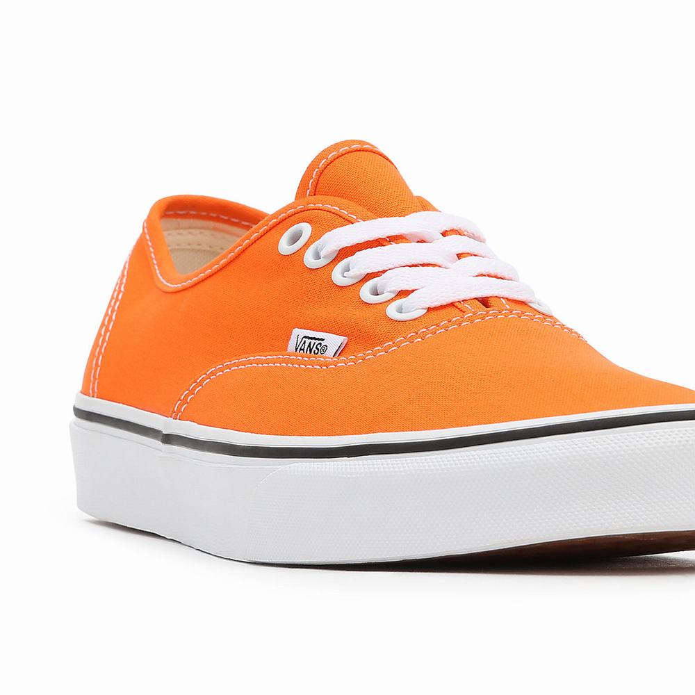 Men's Vans Authentic Sneakers Orange | USA74536