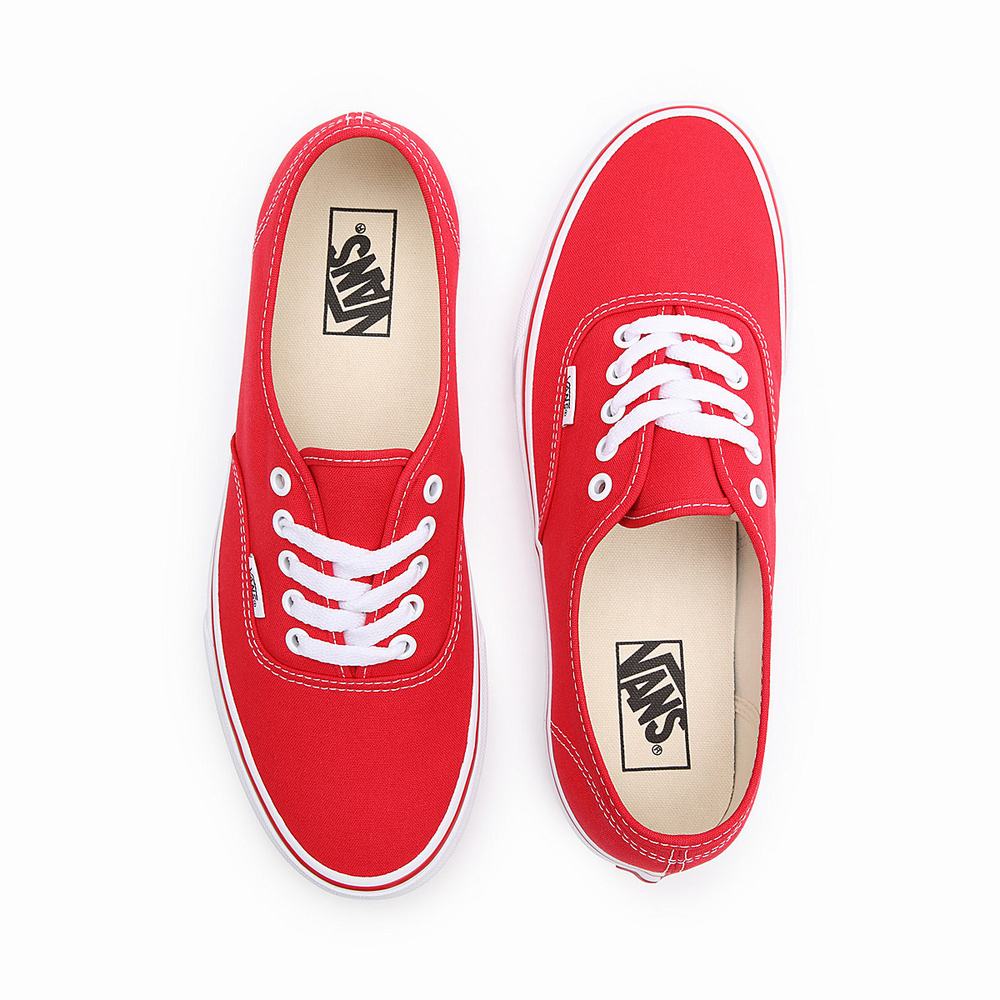 Men's Vans Authentic Sneakers Red | USA36201