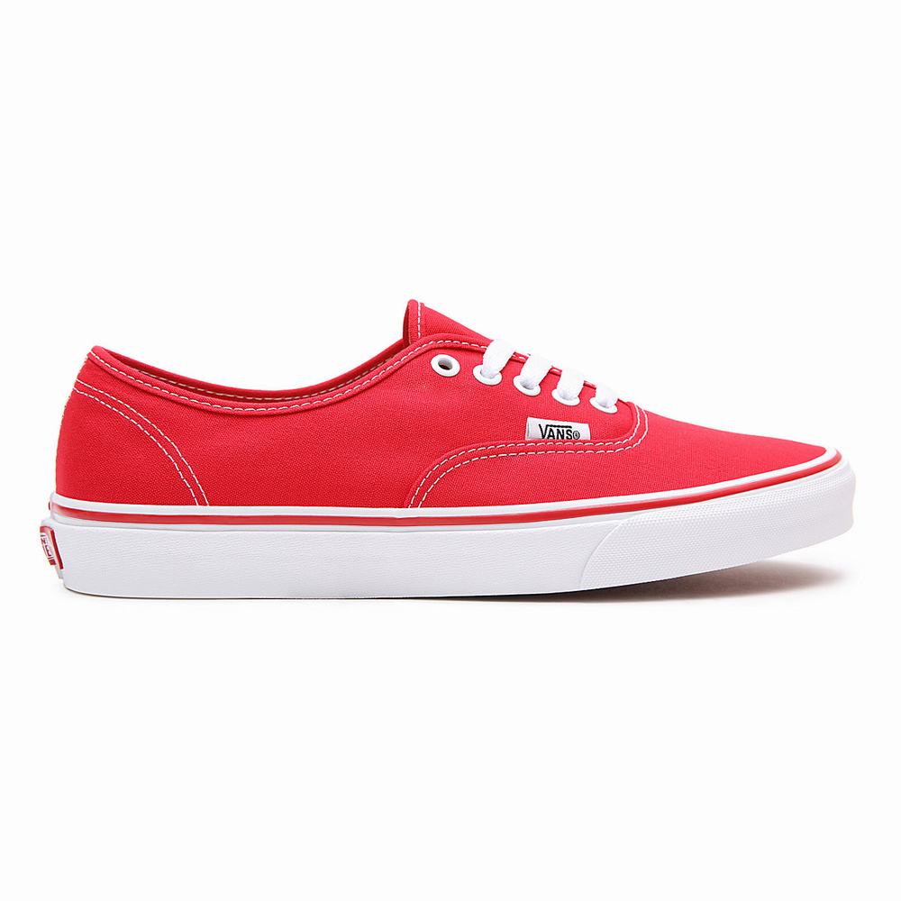 Men's Vans Authentic Sneakers Red | USA36201