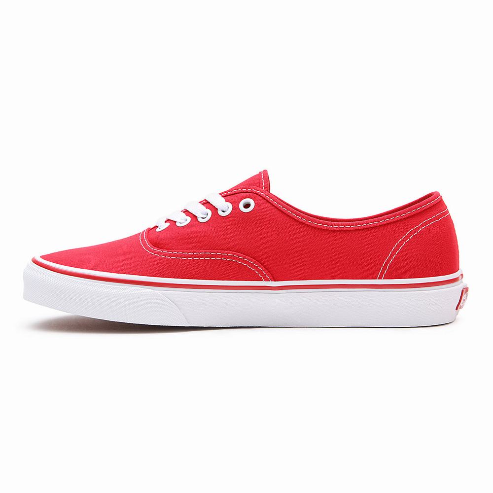 Men's Vans Authentic Sneakers Red | USA36201