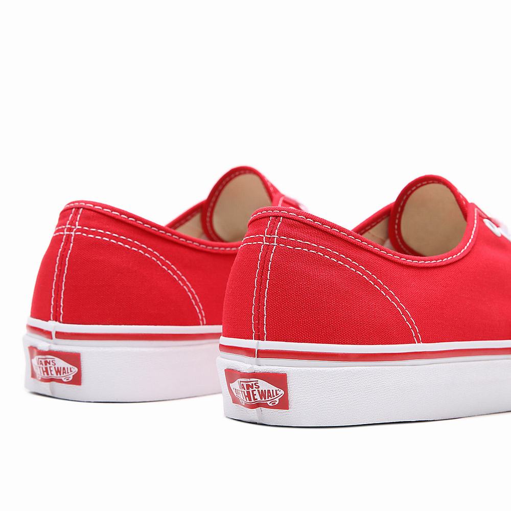 Men's Vans Authentic Sneakers Red | USA36201