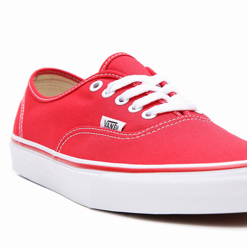 Men's Vans Authentic Sneakers Red | USA36201