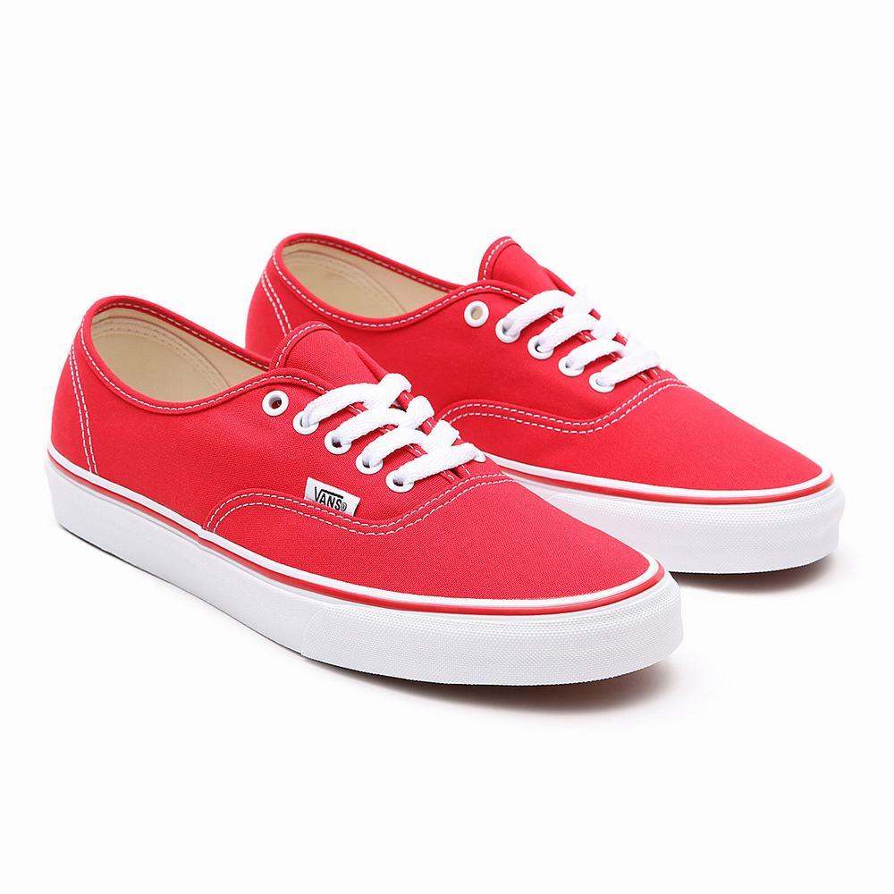 Men\'s Vans Authentic Sneakers Red | USA36201