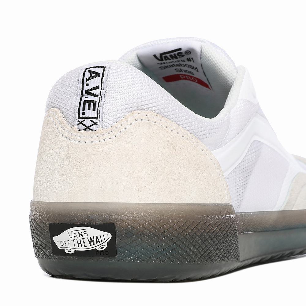 Men's Vans Ave Pro Skate Shoes White | USA59834